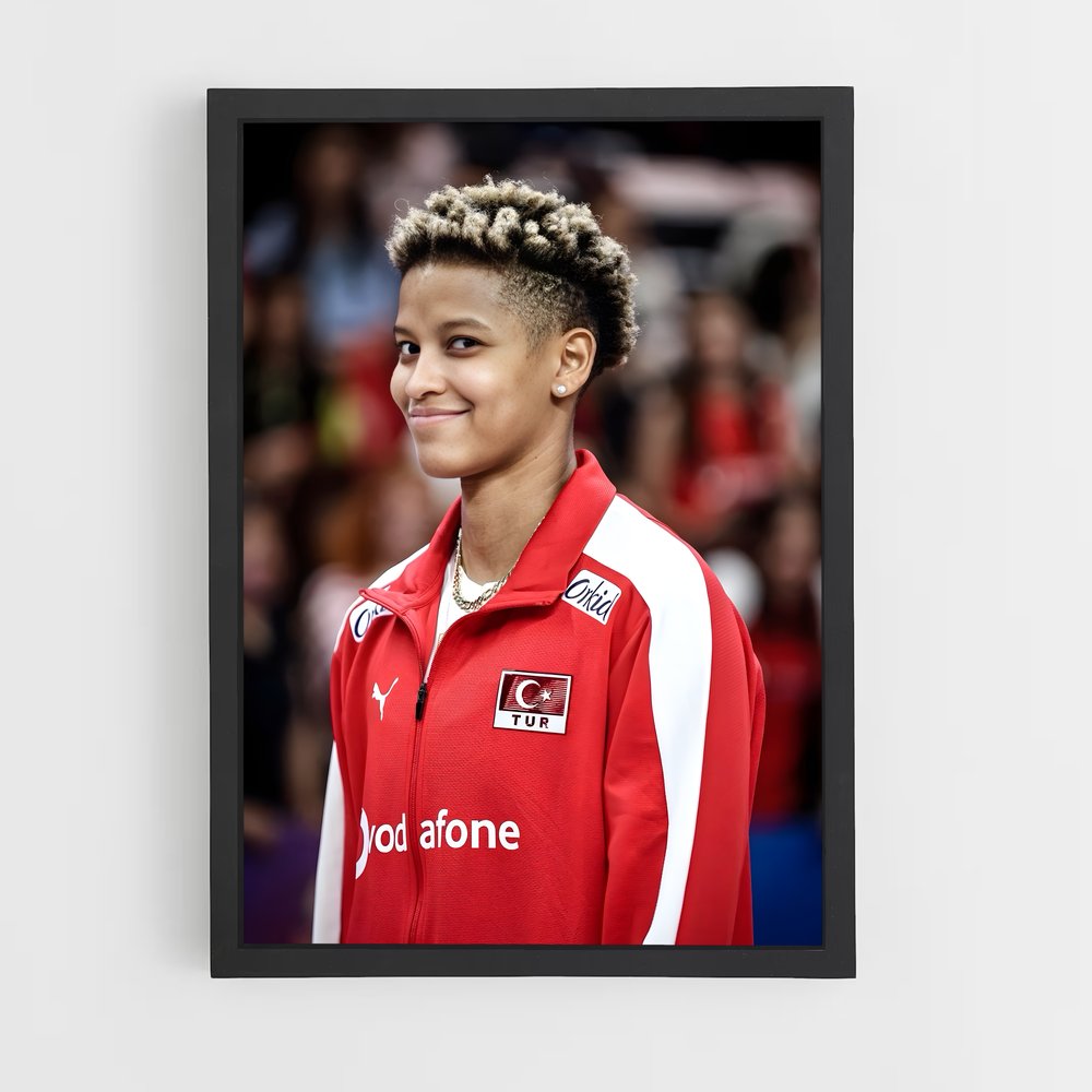Poster Melissa vargas puissantes – affiche Volleyball (vue 2)